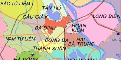 Žemėlapis ha dong district, hanoi